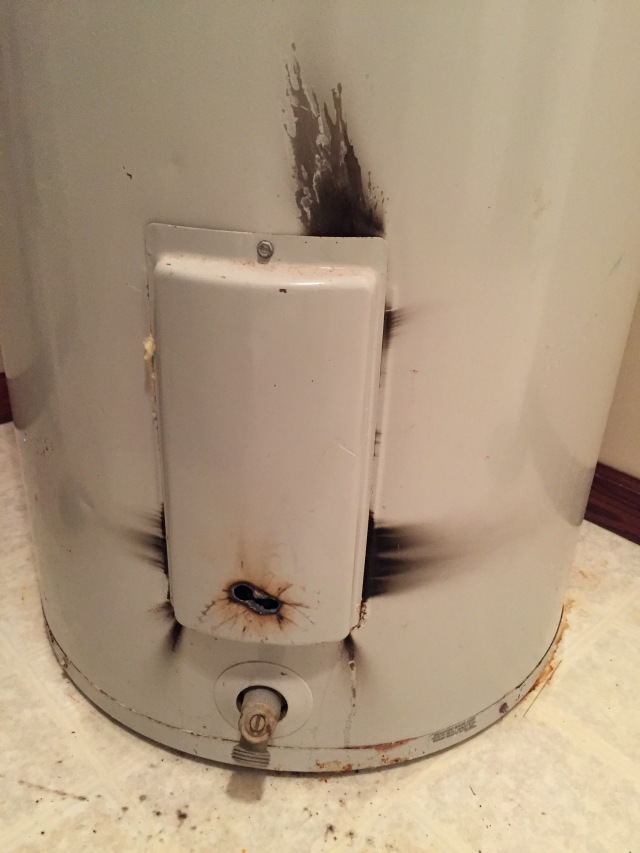 water heater burn out